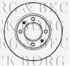 BORG & BECK BBD4843 Brake Disc